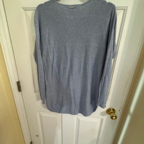 Michael Kors Sky Blue Knit Sweater Top Aesthetic Soft Cotton Blend Pullover Sz S - Picture 5 of 8